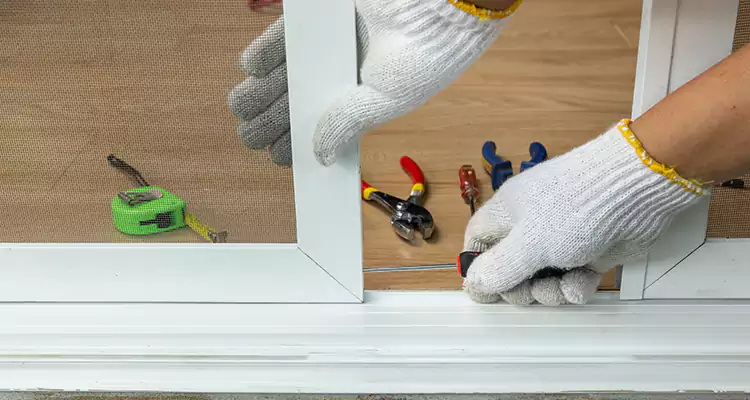 Sliding Glass Door Off Rails Repair in Danville, CA