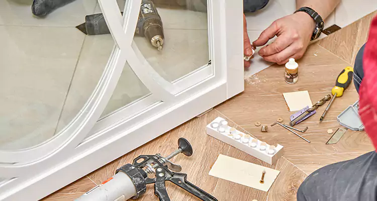 Interior Patio Door Casing Repair in Danville, CA