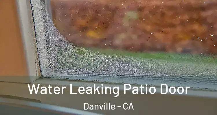  Water Leaking Patio Door Danville - CA
